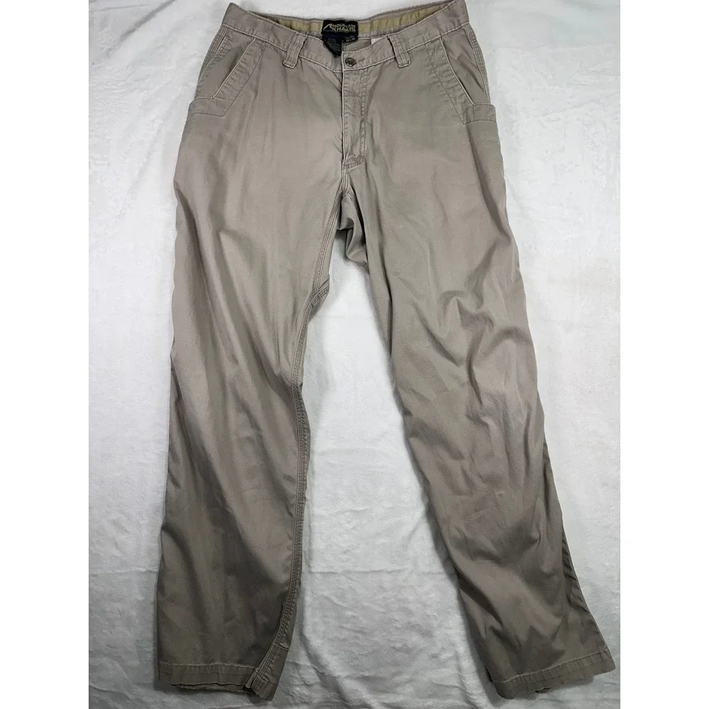 Mountain Khakis Lake Lodge Pant 33x32 Khaki Cotton Stretch Outdoor Mens